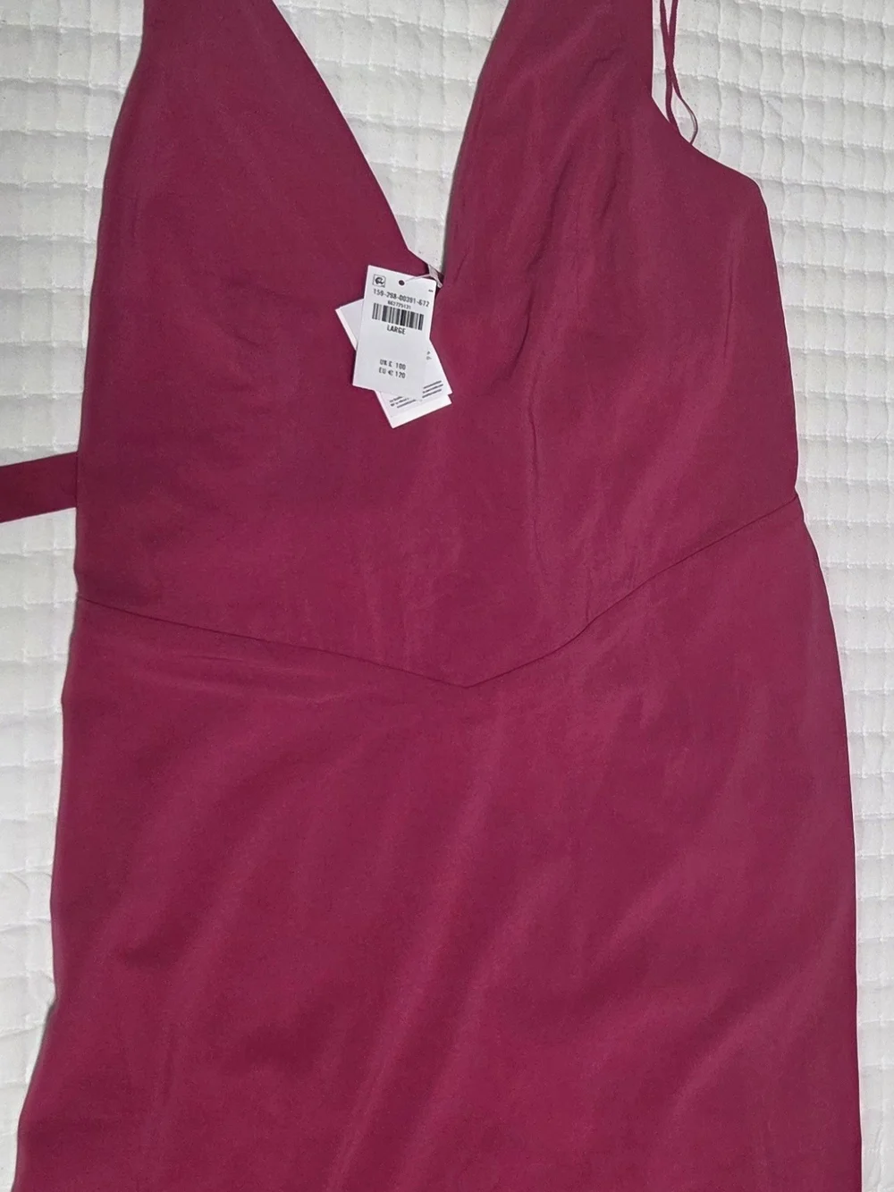 NWT Abercrombie And Fitch Pink V-Neck Dress